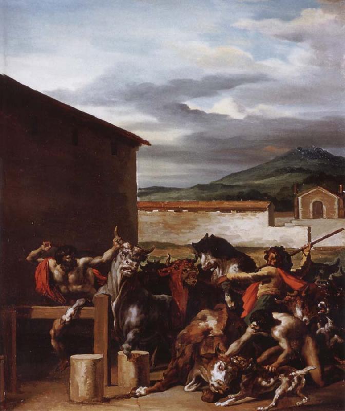 Theodore Gericault The Cattle market